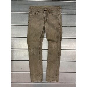 Levis 511 Jeans‎ Mens 30X31 Brown Medium Wash Denim Slim Straight Fit Faded